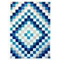 Karpet Shaggy microfiber dengan reka bentuk geometri